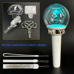 แท่งไฟ LED แบบกำหนดเองสำหรับ <span class=keywords><strong>Kpop</strong></span> พร้อมหน้าจอ LED แสดงข้อความ คอนเสิร์ต ไอดอล แท่งไฟแบบทางการ รีโมทคอนโทรล แท่งไฟ DMX512 - Product Image 2