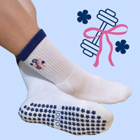 Chaussettes de Pilates antidérapantes personnalisées ODM/OEM en gros, échantillon gratuit rapide, chaussettes de yoga brodées mignonnes, chaussettes de sport antidérapantes pour femmes et hommes