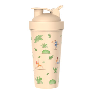 Vente en gros <span class=keywords><strong>de</strong></span> flacon <span class=keywords><strong>shaker</strong></span> personnalisé pour entraînement fitness voyage plastique couleur vierge 700ml protéine en poudre bouteille gym idée cadeau - Product Image 3