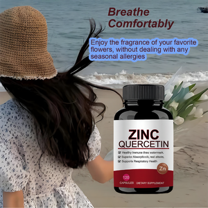 Suplementos <span class=keywords><strong>de</strong></span> <span class=keywords><strong>Zinc</strong></span> <span class=keywords><strong>de</strong></span> Alta Absorción <span class=keywords><strong>para</strong></span> la Inmunidad, Alergia Estacional, Antioxidante, Apoyo Inmunológico <span class=keywords><strong>para</strong></span> Hombres y Mujeres, Cápsulas <span class=keywords><strong>de</strong></span> <span class=keywords><strong>Zinc</strong></span> y Quercetina - Product Image 6
