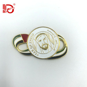 Insignia Metálica Personalizada Circular de Esmalte Sin Níquel, Regalo Empresarial Conmemorativo - Product Image 4
