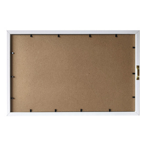 Cornice per Collage Fotografico Profondità 4,6 cm in MDF con Vetro Vero Cornice per Collage Multi-foto <span class=keywords><strong>da</strong></span> <span class=keywords><strong>Parete</strong></span> Bianco Nero, Cornice Effetto Legno - Product Image 2