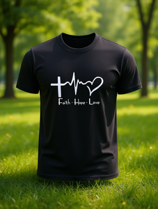 T-shirt casual da uomo Manfinity a maniche corte, girocollo, stampa con lettere, 100% cotone jersey, vestibilità regolare, logo frontale, per l'estate - Product Image 2