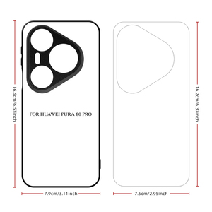 Per <span class=keywords><strong>Huawei</strong></span> Pura 80/Pro/Ultra sublimazione 2D TPU <span class=keywords><strong>custodia</strong></span> del telefono; 2D TPU Cover in bianco per il trasferimento di calore con Design personalizzato - Product Image 5