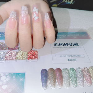 ZRKGEL Kit <span class=keywords><strong>VIP</strong></span> a basso prezzo vendita calda professionale fornitura per unghie campione gratuito 9 colori 15ml Super brillante Set di smalto Gel da discoteca - Product Image 1