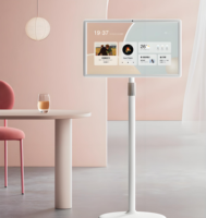 BOE 2025 Portable TV 24.5 pouces LCD publicité écran affichage roues électronique Smart TV support avec texte Animation affichage