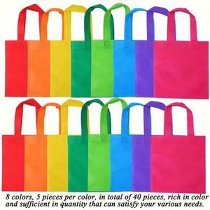 Bolsa de Compras Ecológica Promocional Personalizada de Color Puro, No Tejida, con Logotipo Impreso, en Oferta - Product Image 5