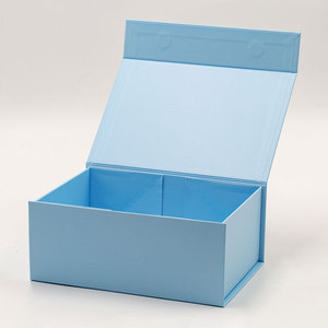 Voorraad Klaar A5 Diepe Licht Baby Blauw Kartonnen Bulk Geschenkdoos Verpakking Met Magnetische Deksel - Product Image 1