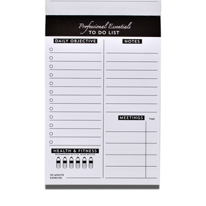 Échantillon <span class=keywords><strong>gratuit</strong></span> vente chaude plan quotidien avec logo bronzant personnalisé liste d'impression tâche impression personnalisée planificateur bloc-notes - Product Image 4