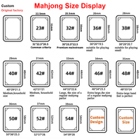 Tuiles de Mahjong 2026 en Acrylique Marbré, Quatre Couches, Fabricant de Jeux de Mahjong Américain avec Plateau