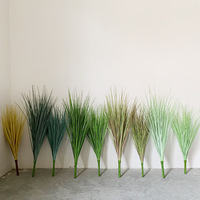 Tige d'herbe artificielle en roseau, couleur terre naturelle, pour salon d'appartement scandinave, mariage, toile de fond photo de Noël, durable