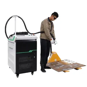 Handheld 2000W Laser Cleaning Machine Rust Removal Aluminum Metal Rust Paint Cleaning
