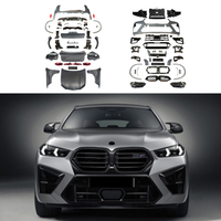 X6 E71 actualización a G06 LCI X6M estilo kit de carrocería parachoques faros guardabarros escape 2009-2014 X6 E71 piezas de coche antiguas a nuevas