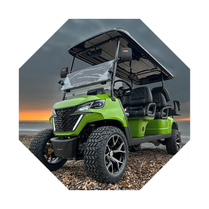 Chariot de golf tout-terrain électrique à batterie au lithium automatique 4 + 2 sièges 3500W de haute qualité - Product Image 3