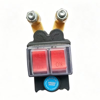 Interrupteur de déconnexion de batterie double canal 12V 24V, interrupteur à bascule en laiton, coupe-circuit principal pour yacht, camping-car, camion
