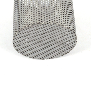 304 316 Edelstahl Filterpatrone Sieb Rundloch-Stanzfilterpatrone Einzel- und Doppelschicht-Unterstützung - Product Image 6