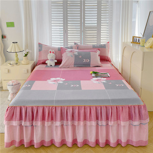 Set di 3 Pezzi Lussuoso Copriletto Extra Large in 100% Poliestere Rosso con Motivo Stampato, Durevole ed Ecologico + Due <span class=keywords><strong>Federe</strong></span> - Product Image 4