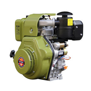 <span class=keywords><strong>Motor</strong></span> diésel monocilíndrico refrigerado por aire de 12 HP, tipo italiano, verde, Hi-earns 188FAE, con eje estriado - Product Image 4