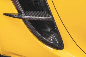 TAKD-Grille d'entrée d'air latérale en carbone direct d'usine, ailerons arrière universels, nouvelle condition, Offre Spéciale pour Porsche 718 Cayman <span class=keywords><strong>Boxster</strong></span> - Product Image 5