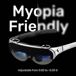 Lunettes intelligentes AR <span class=keywords><strong>Rokid</strong></span> <span class=keywords><strong>Air</strong></span> Origine Chine Écran géant portable Visionnage adapté aux téléphones mobiles Ordinateur Projection Affichage 3D 1080P - Product Image 3