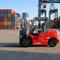 Chariot élévateur contrepoids électrique 4T assis à pneus pleins avec batterie lithium-ion 80V Liftron CPD40D