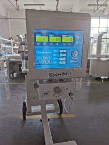 نظام شاشة تعمل باللمس بالأشعة السينية عالية التردد 5 كيلو وات جهاز الأشعة السينية الطبي المحمول - Product Image 4