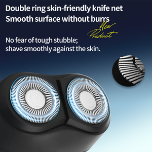 Kemei KM-t76 650mAh li-pin nam Râu Máy cạo râu điện 7500rpm Tốc độ nhanh động cơ mens' xách tay 2 lưỡi râu dao cạo CE ROHS - Product Image 3