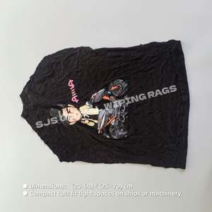 Chiffons en coton multicolores, sac de 5 kg, chiffons de t-shirts, chiffons industriels de nettoyage, tissu en coton pour le nettoyage - Product Image 3