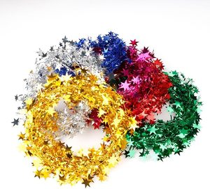 Guirlande Métallique Filaire Étoile de Noël Décoration pour Arbre de Noël Maison Mariage Fête d'Anniversaire Nouvel An - Product Image 6