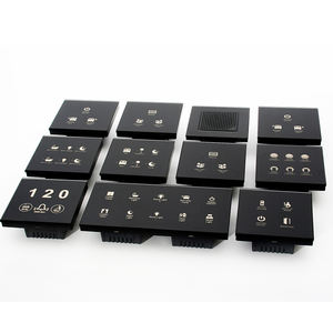 RCU Modbus פרוטוקול חכם בקרת ניהול כל מלון מזג זכוכית מגע מתגי פתרון, מלון חשמל מתג - Product Image 5