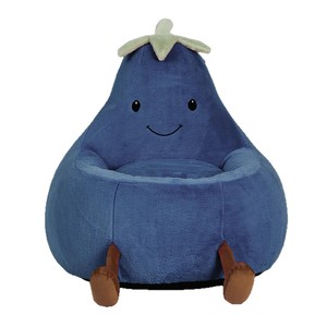 Canapé pouf en forme d'avocat pour enfants, chaise portable pour enfants avec rembourrage en polyester, options de couleurs - Product Image 5