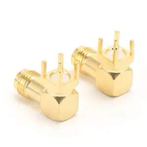 SMA Connector Supplier With 90 Degree Sma Female Connector for PCB