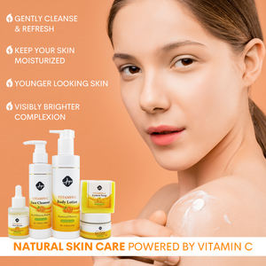 ชุดบำรุงผิววิตามินซีครีมคอลลาเจนต่อต้านริ้วรอยเรตินไฮยาลูโรนิคแอซิดวิตามินซีเซรั่มบำรุงผิวหน้าสบู่ครีมบำรุงผิว - Product Image 4