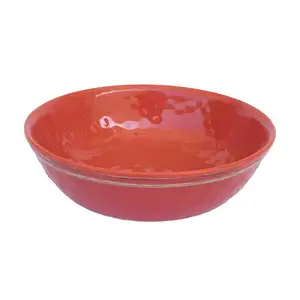Assiettes et bols en mélamine pour traiteur Vaisselle en mélamine rouge de haute qualité