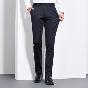 Venta caliente Pantalones casuales para hombres Pantalones elásticos delgados sin hierro - Product Image 5