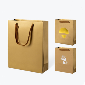 Bolsas de Papel Doradas Impresas Personalizadas al por Mayor con Asas de Cuerda, Bolsas de Regalo para Tiendas de Ropa de Alta Gama - Product Image 5