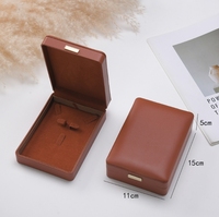 Nouveau haut de gamme PU Ring Box Set de bijoux Collier Boîte et accessoires Ensemble disponible pour la vente en gros