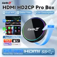 Boîtier multimédia sans fil Android Auto Carplay universel pour voiture, adaptateur Plug and Play Hd2Cp Pro, TV Carplay pour voitures