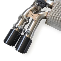 Système d'échappement Catback avec silencieux pour BMW M2 Competition M2C F87 S55 3.0T 2018-2020, en acier inoxydable SS304, avec valve, pour amélioration de voiture de course