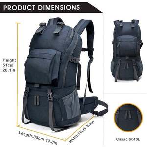 Mochila de Senderismo Deportiva Impermeable de Alta Calidad, Personalizada OEM, 40L, para Viajes al Aire Libre, para Hombre o Mujer - Product Image 2