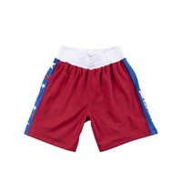 Short de basket-ball de sport en polyester à impression personnalisée pour hommes Short de basket-ball vintage unisexe en maille Design personnalisé