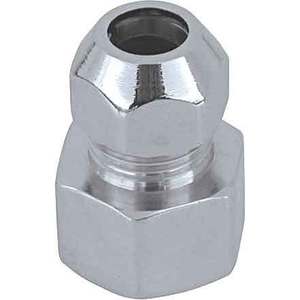 Pezones hembra cromados para tubos 1/2x12 con tratamiento de superficie de pulido y pintura - Product Image 1