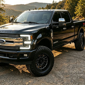 Jantes de camion noires concaves profondes sur mesure <span class=keywords><strong>20</strong></span> 22 pouces 8 trous forgées pour F250 F350 F450 RAM2500 RAM3500 HD2500 - Product Image 4