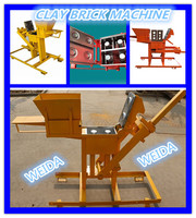 Machine de fabrication de brique à distance, QTC2-40, verrouillage manuel, en argile à terre compressée, prix manuel