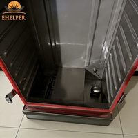 Cuiseur vapeur commercial à gaz multi-aliments en acier inoxydable 304 à 12 plateaux avec contrôle de la température et du temps, réduction du bruit, facile à utiliser