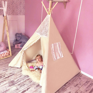 Venta al por mayor <span class=keywords><strong>tienda</strong></span> <span class=keywords><strong>Tipi</strong></span> bebé lona al aire libre de Teepee <span class=keywords><strong>tienda</strong></span> para los <span class=keywords><strong>niños</strong></span> - Product Image 5