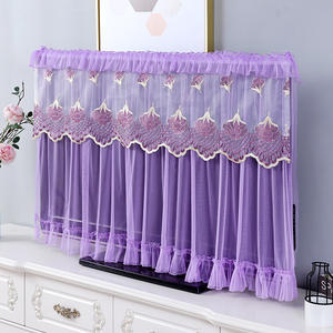 Nueva Funda Protectora para TV con Encaje Bordado, Antipolvo, Estilo Simple para el Hogar - Product Image 1