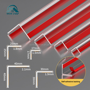 Bande de protection d'angle transparente en PVC auto-adhésive en forme de L pour carreaux de céramique - Product Image 3