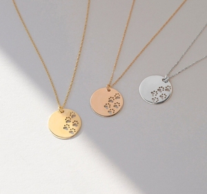 <span class=keywords><strong>Collar</strong></span> con colgante <span class=keywords><strong>de</strong></span> disco personalizado <span class=keywords><strong>de</strong></span> acero inoxidable chapado en oro gato perro mascota estampado <span class=keywords><strong>de</strong></span> pata <span class=keywords><strong>inicial</strong></span> Animal recortado <span class=keywords><strong>collar</strong></span> con colgante - Product Image 5