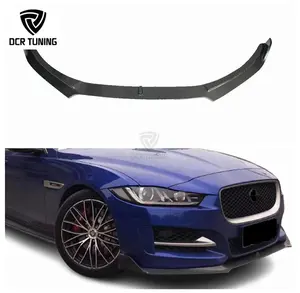 Carbon Fiber Rear Diffuser Front Lip A Style For Jaguar XE Rear Lip Rear Wing Car Accessories 2015+